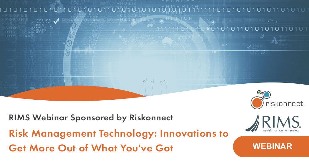 How to use Risk management technology webinar