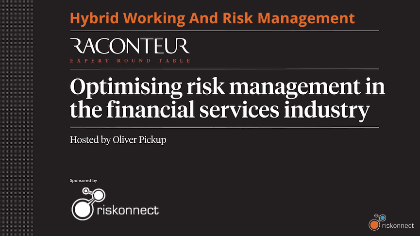 Hybrid Working And Risk Management in financial services