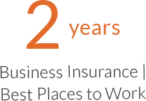 2 years Business Insurance Best Places to Work