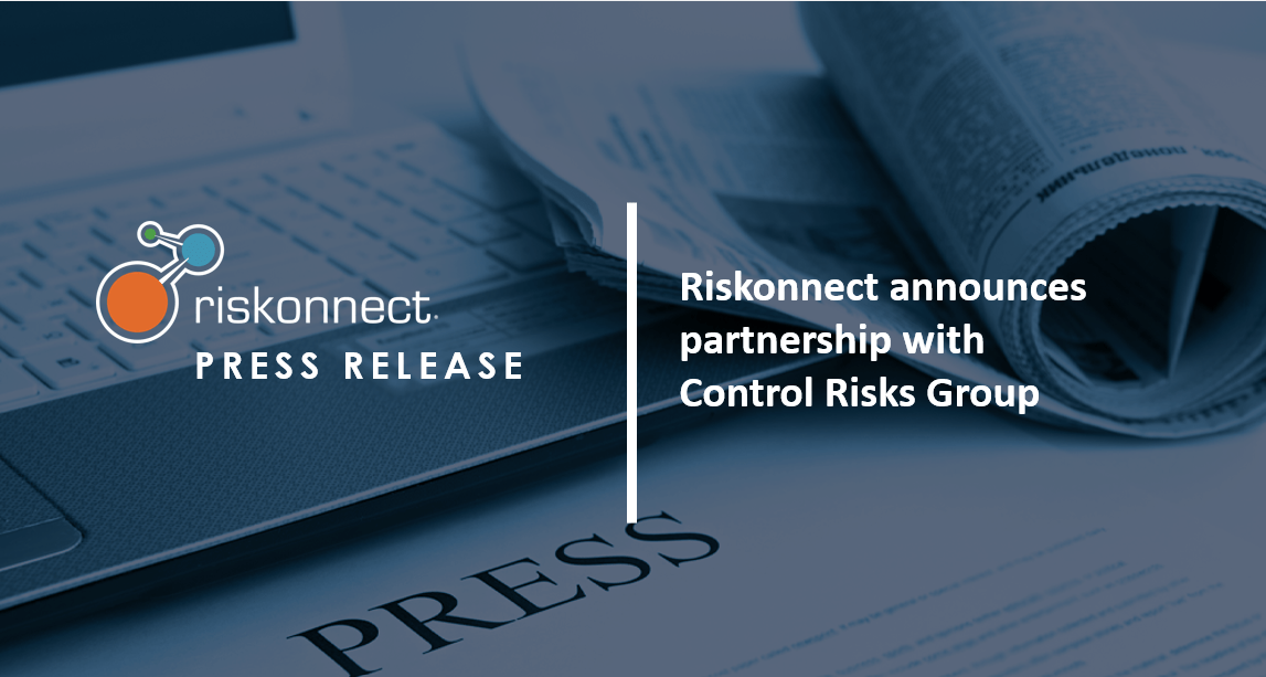 Riskonnect Enters Partnership with Control Risks