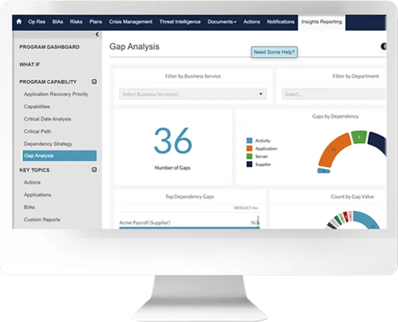 Enterprise Risk Management Dashboard