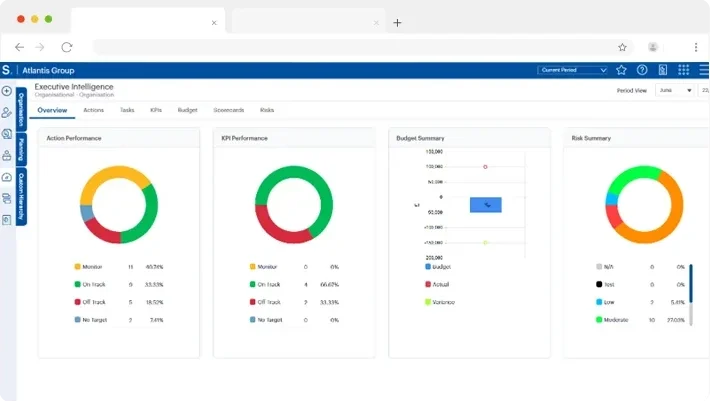 Business Strategy Software demo screen 3